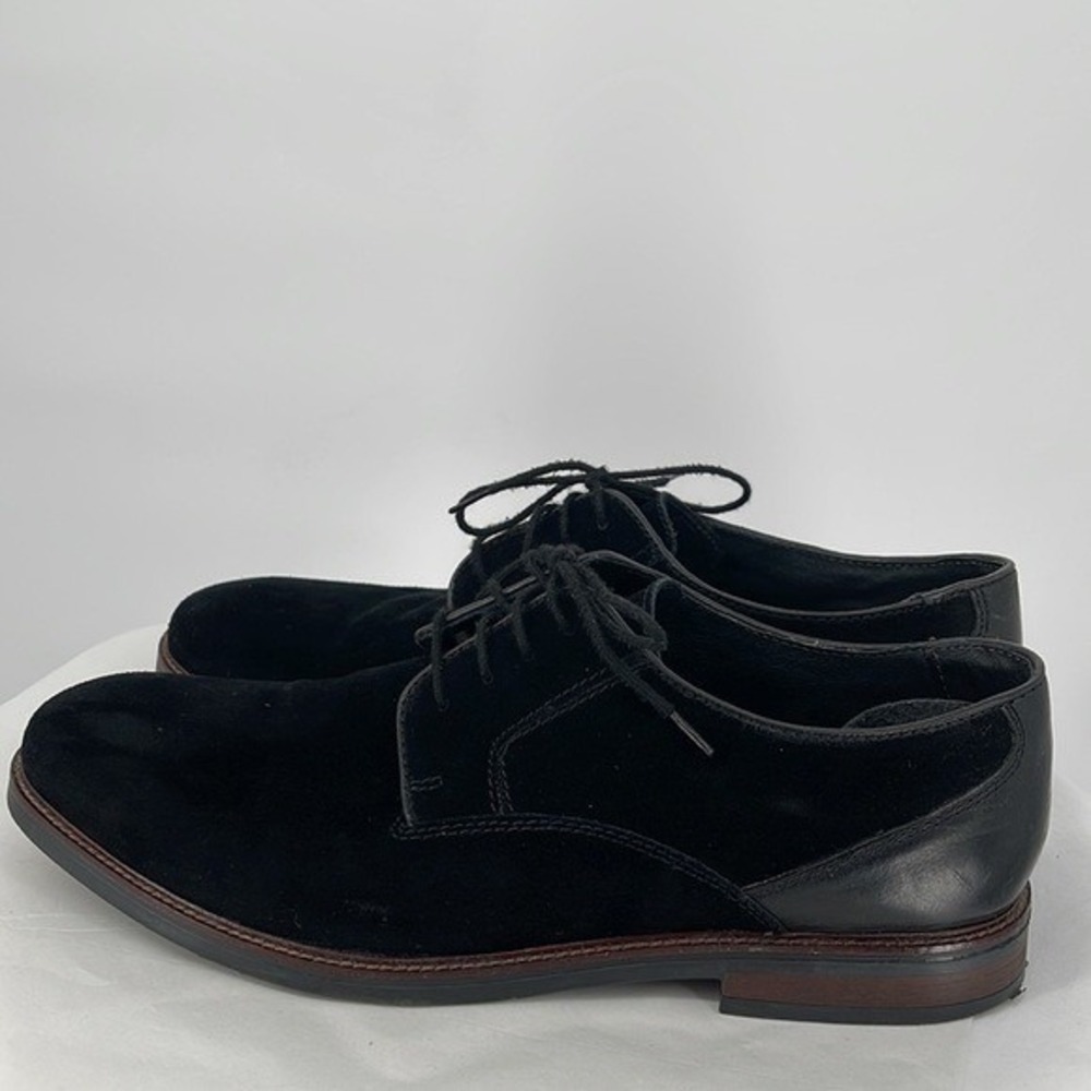 Alfani Men's Phillip Black Suede Lace up Dress Oxfords Men size 12M Blokecore - Picture 4 of 10